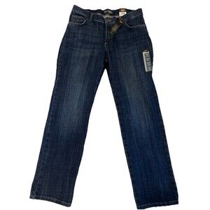 Lee Women's Plus Midrise Relaxed Fit Straight Leg Jean Size 12 Short Bewitched
